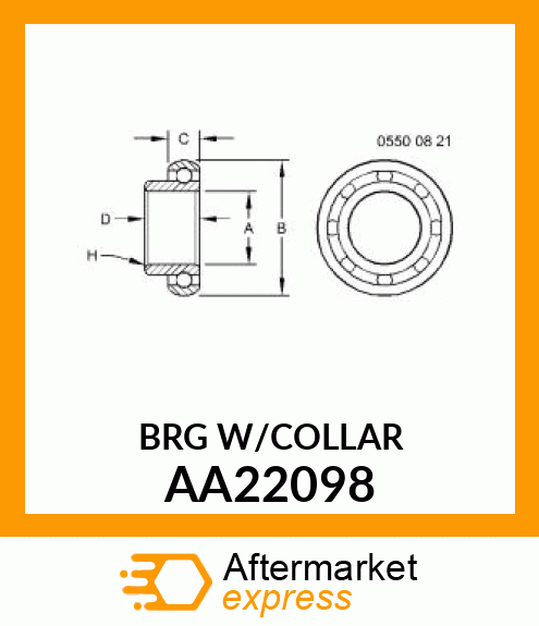 BEARING LOCKING COLLAR AA22098