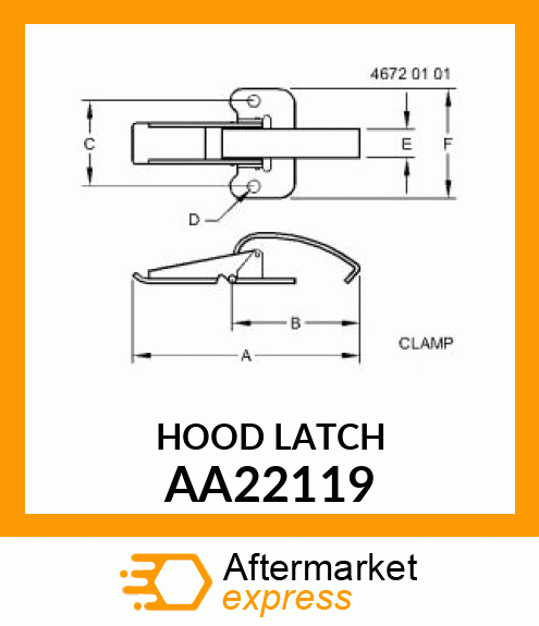 LATCH ASSY AA22119