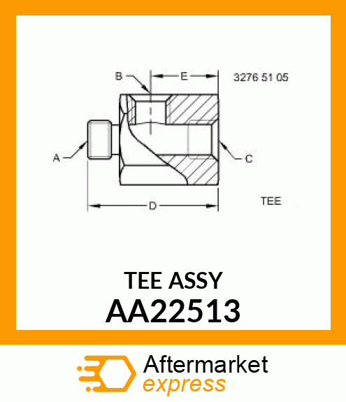 TEE ASSY AA22513