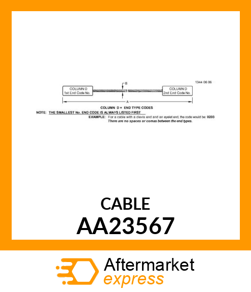 CABLE, MARKER AA23567