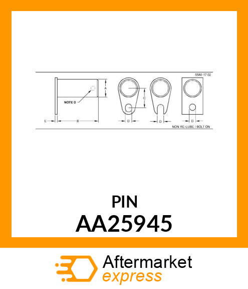 PIN, HITCH AA25945