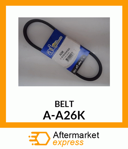 V-Belt - A-SECTION KEVLAR (BLUE) A-A26K