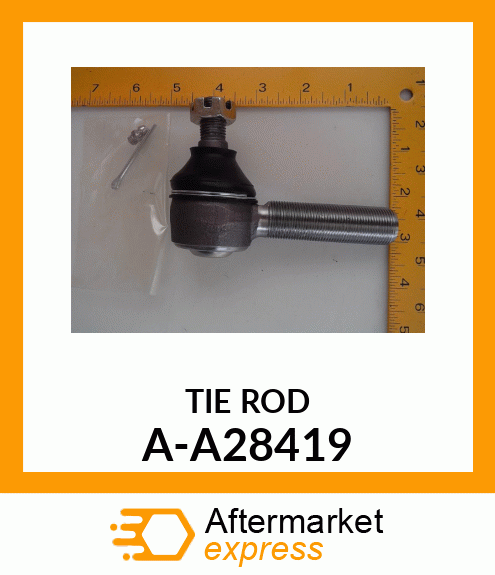 Tie Rod End - TIE ROD, MALE THREAD A-A28419