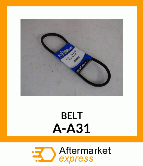 V-Belt - A-SECTION BELT (4L33O) A-A31