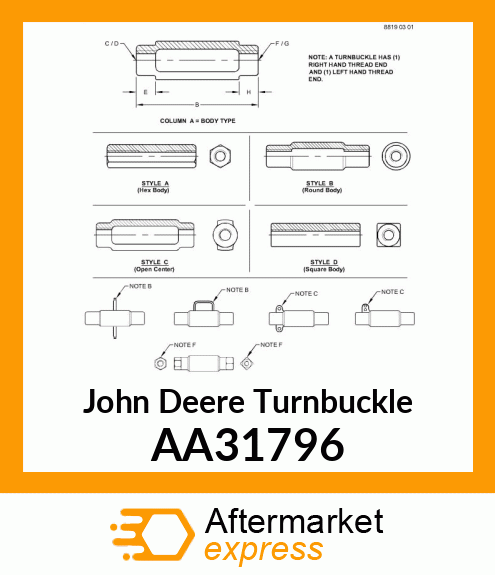 TURNBUCKLE AA31796