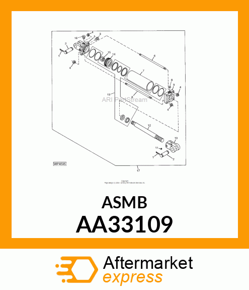 STOP, CYLINDER ASSEMBLY AA33109