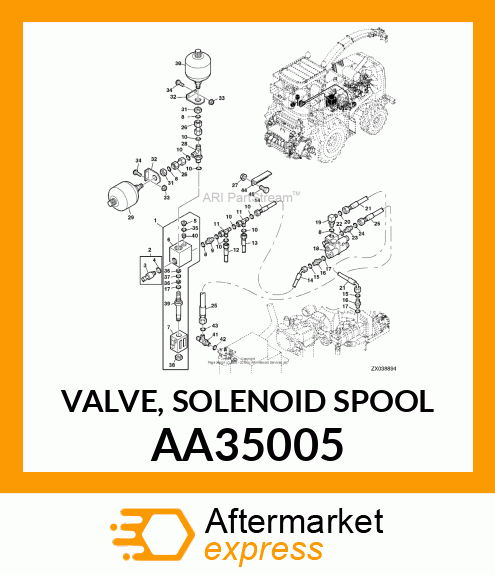 VALVE, SOLENOID SPOOL AA35005