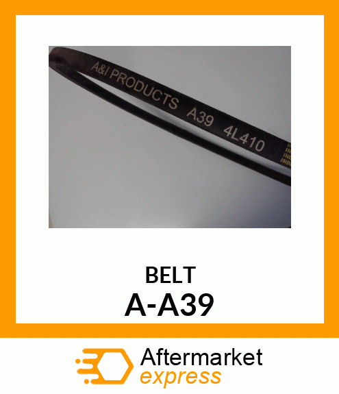 V-Belt - A-SECTION BELT (4L410) A-A39