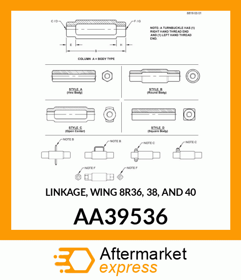 LINKAGE, WING AA39536