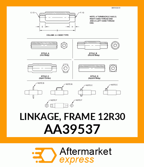 LINKAGE, FRAME AA39537