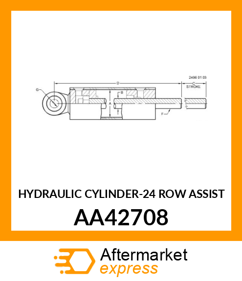 HYDRAULIC CYLINDER AA42708
