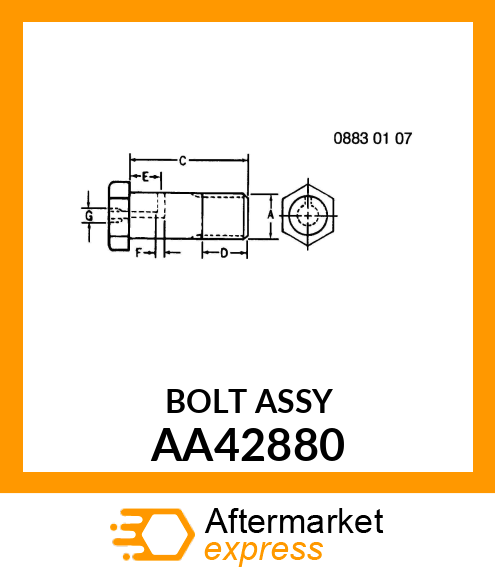 BOLT ASSY AA42880