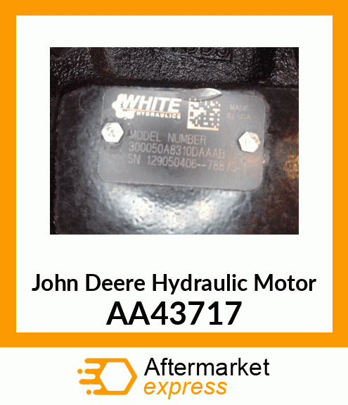 HYDRAULIC MOTOR, MOTOR, 50CC AA43717