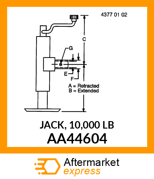 JACK, 10,000 LB AA44604