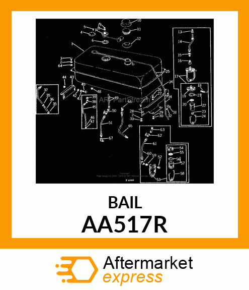 BAIL,FUEL FILTER ASSEMBLY AA517R