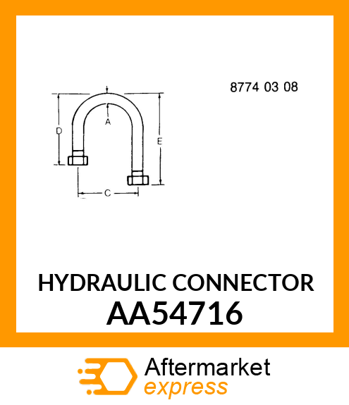 HYDRAULIC CONNECTOR AA54716