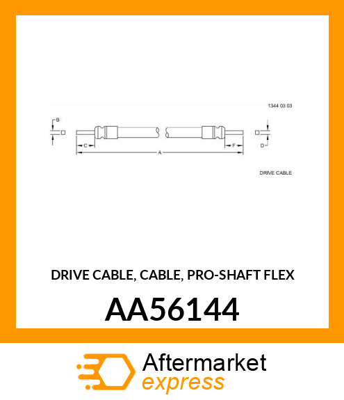 DRIVE CABLE, CABLE, PRO AA56144