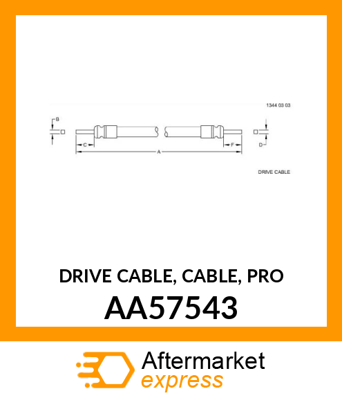 DRIVE CABLE, CABLE, PRO AA57543