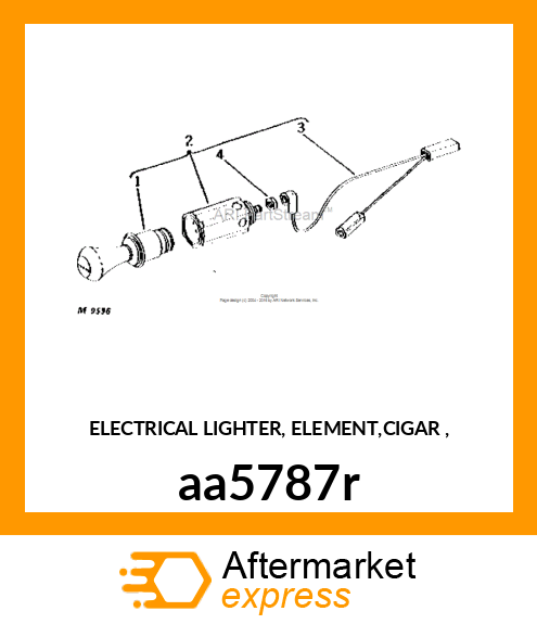 ELECTRICAL LIGHTER, ELEMENT,CIGAR , aa5787r