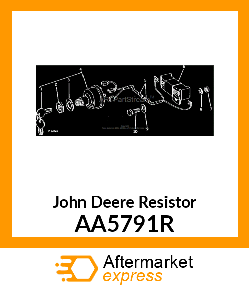 RESISTOR,IGNITION AA5791R