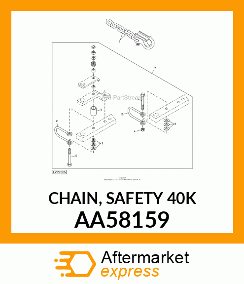 CHAIN, SAFETY 40K AA58159