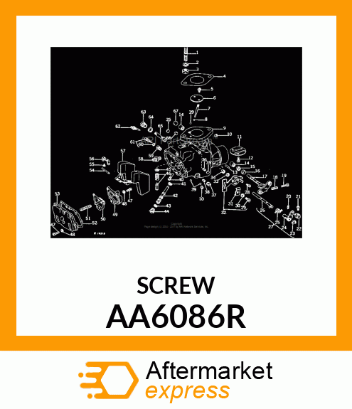 SCREW,MACHINE,W/LOCK WASHER AA6086R