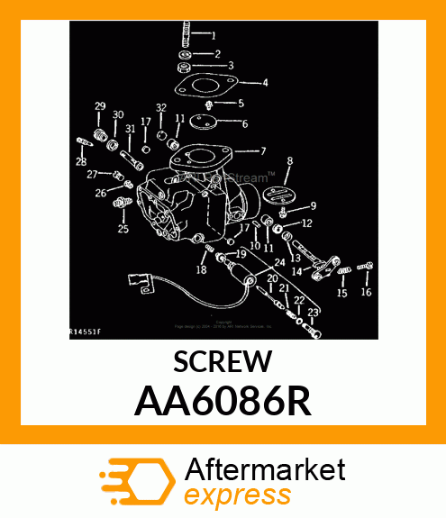 SCREW,MACHINE,W/LOCK WASHER AA6086R