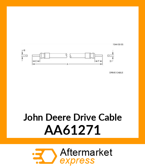 DRIVE CABLE, CABLE, PRO AA61271