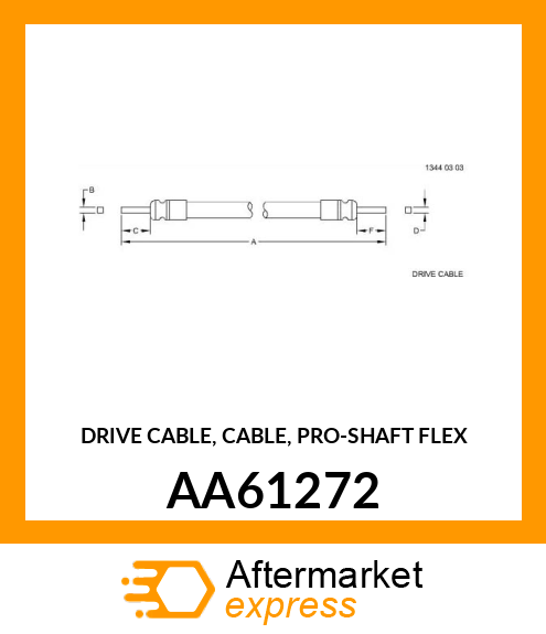 DRIVE CABLE, CABLE, PRO AA61272