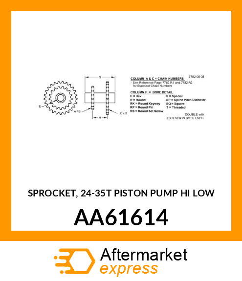 SPROCKET, 24 AA61614