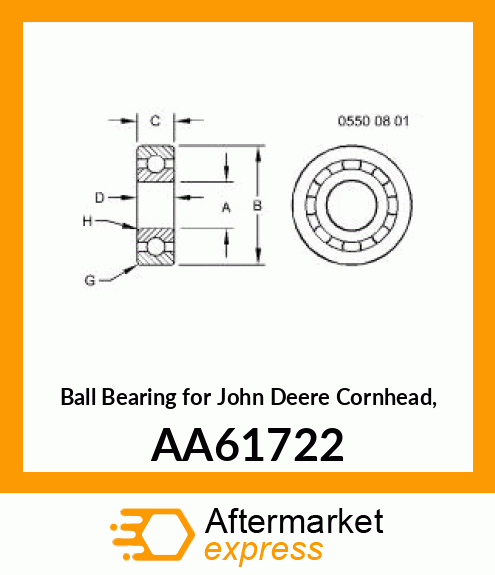 BEARING, BALL AA61722