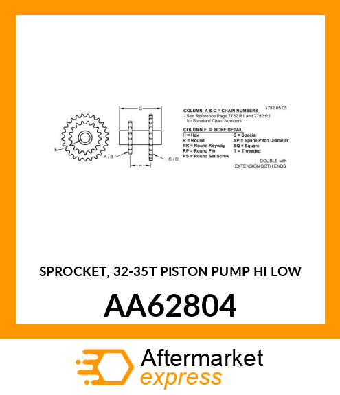 SPROCKET, 32 AA62804