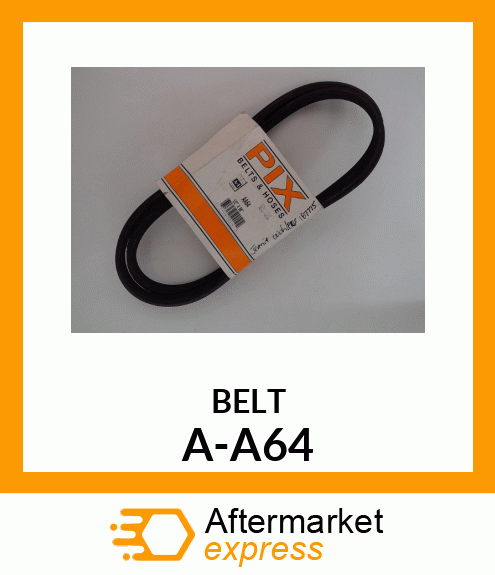 V-Belt - A-SECTION BELT (4L660) A-A64