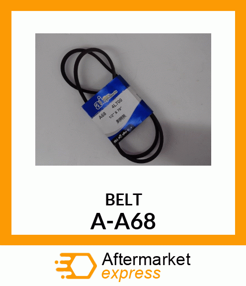 V-Belt - A-SECTION BELT (4L700) A-A68