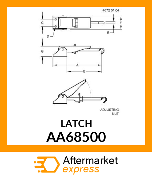 LATCH AA68500