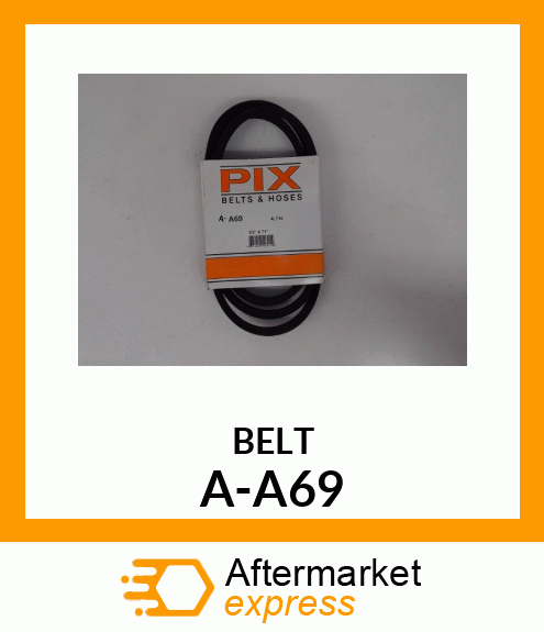 V-Belt - A-SECTION BELT (4L710) A-A69