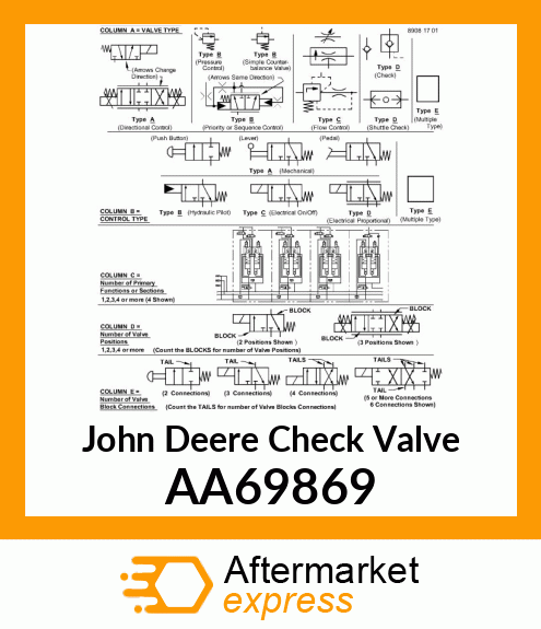 VALVE, CHECK AA69869