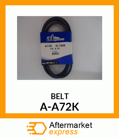 V-Belt - A-SECTION KEVLAR (BLUE) A-A72K