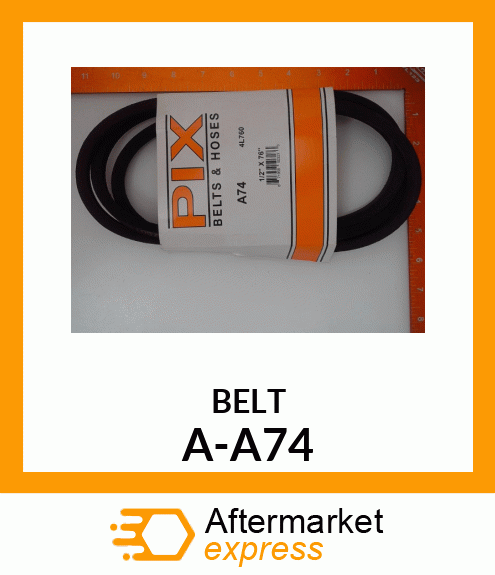 V-Belt - A-SECTION BELT (4L760) A-A74