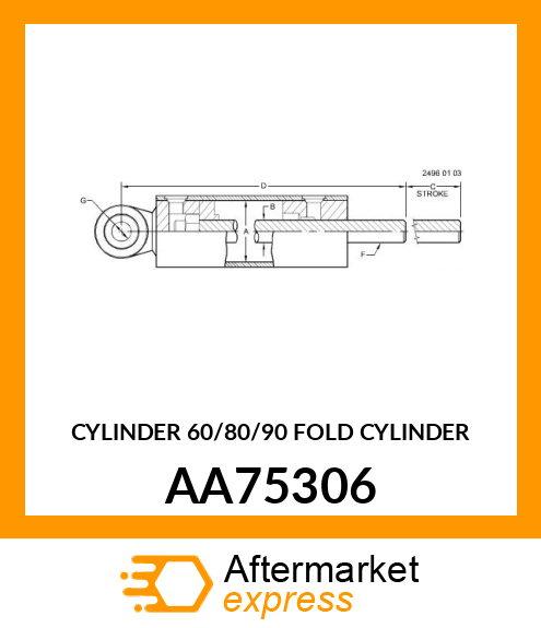 Hydraulic Cylinder AA75306