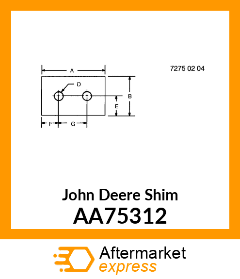 SHIM, CLS CAP AND CUP CASTINGS, DB AA75312