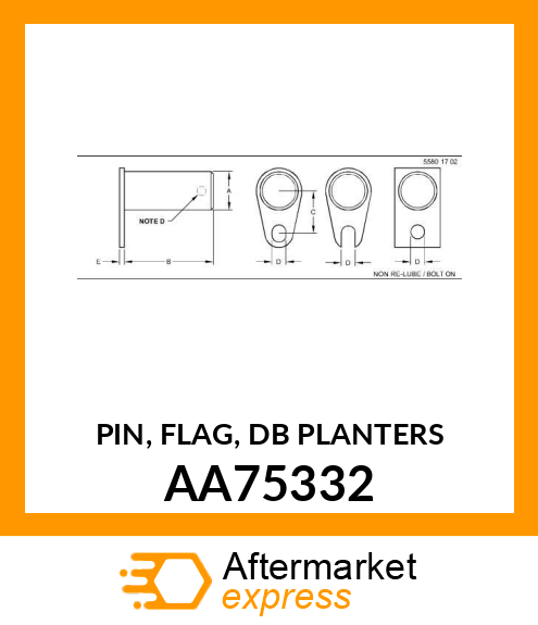 PIN, FLAG, DB PLANTERS AA75332