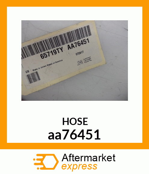 HOSE, HYDRAULIC aa76451