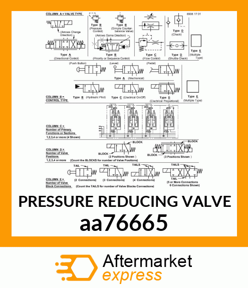 PRESSURE REDUCING VALVE aa76665