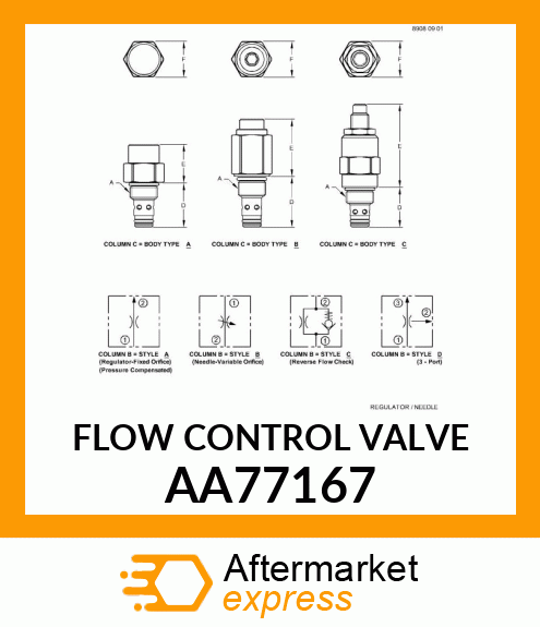 FLOW CONTROL VALVE AA77167