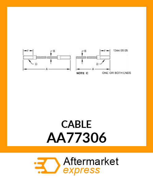 CABLE, DB 60 MARKER AA77306