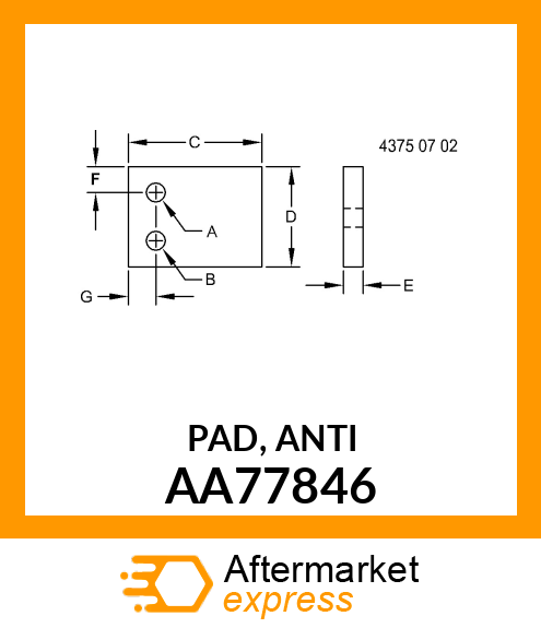 PAD, ANTI AA77846