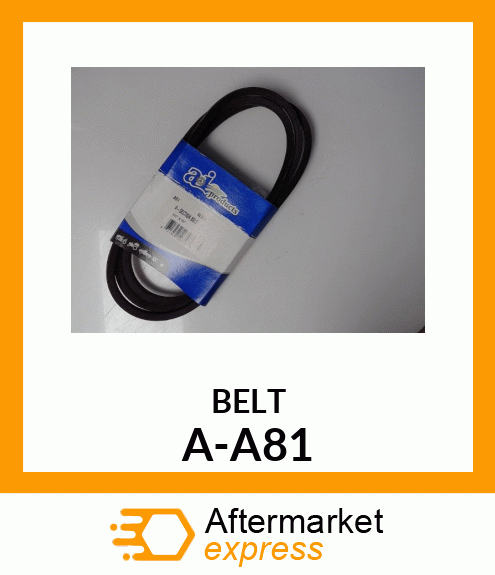 V-Belt - A-SECTION BELT (4L830) A-A81