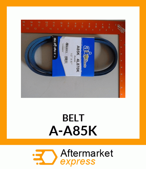 V-Belt - A-SECTION KEVLAR (BLUE) A-A85K