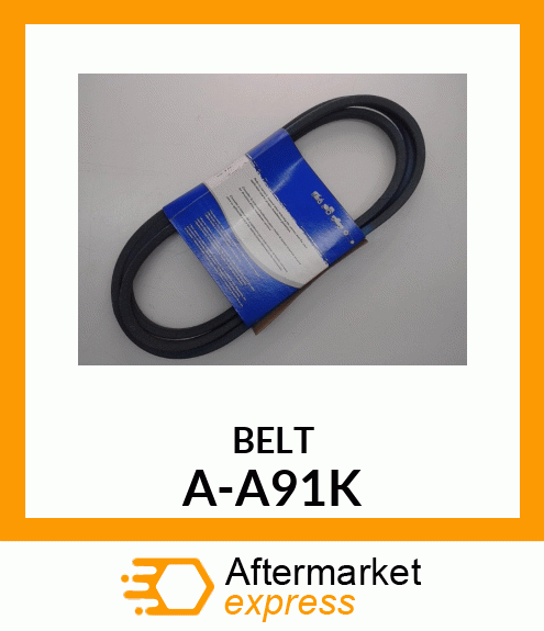 V-Belt - A-SECTION KEVLAR (BLUE) A-A91K